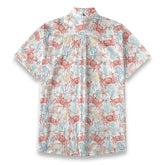 Personalized Hawaiian Shirt with Photo, Ocean Animals Hawaiian Shirt,Vacation Tropical Pattern Shirt for Men Women - The Palmix